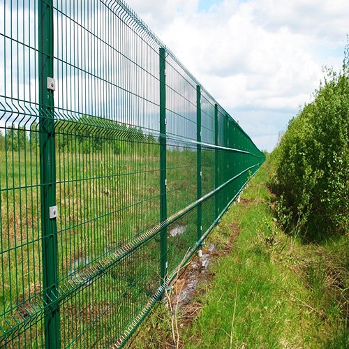 Double horizontal wire fence - China double wire fence